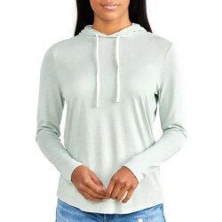 Bamboo Lightweight Shore Hoody Women's in Sage